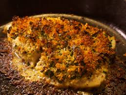 baked halibut with panko