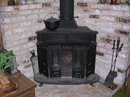 The Franklin Stove Fireplace Vintage