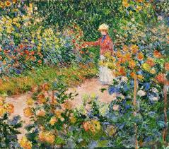 Garden At Giverny Claude Monet As Art