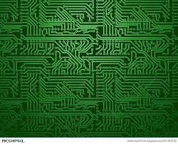 Vector Circuit Board Green Background Illustration 51453732 Megapixl