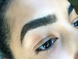 makeup eyebrow routine for thick
