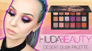 huda beauty desert dusk palette makeup