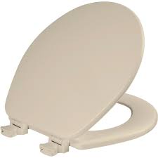 closed front enameled wood toilet seat