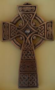 Celtic Wall Cross Bronze