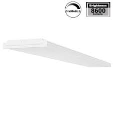 Integrated led wraparound from lithonia lighting mounts flush for wall or ceiling applications. Antlux 4ft Led Wraparound Lights 72w Dimmable Led Ceiling Shop Lights