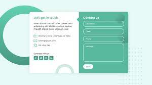 awesome contact form using html css