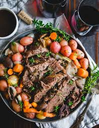 instant pot venison roast with a red