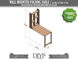 Wall Mounted Folding Table