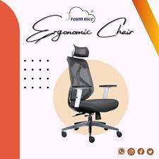 back ergonomic office chair black