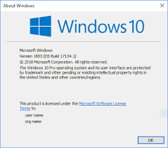 21h1 may 2021 update now is available. How To Download Windows 10 V 1803 Rtm Build 17134 1 Bootable Iso 32 Bit 64 Bit Tech Journey