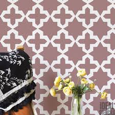 Moroccan Stencil Stars Amp Crosses