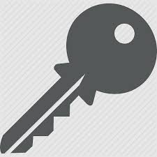 Lock Key Website Ico Icon Design