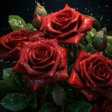 red roses high quality 4k ultra hd hdr
