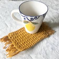 easy mug rug crochet pattern carroway