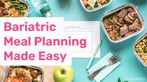 bariatric meal planning guide 7 day