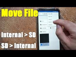 Then go to the folder you want or created in your sd card. How To Move File From Internal Storage To Sd Card Android 2 File Manager Apps Youtube