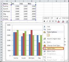how to reorder chart series in excel