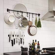 You'll need to anchor this carefully if its going to support itself, Ikea Kitchen Wall Storage Fintorp Rail Black Kitchen Wall Storage Kitchen Wall Organizer Kitchen Wall