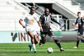 Tiago DJALO of Lille and Stephane BAHOKEN of Angers during the Ligue...  News Photo - Getty Images