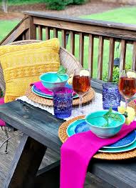 Bright And Beautiful Outdoor Dining