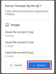 how to open zip files on android tom