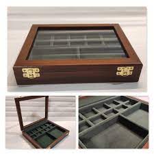 Display Box In Wood And Glass For
