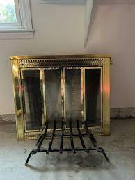 Brass Fireplace Doors For