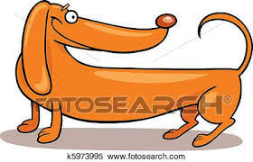 4,399 dachshund clip art images on gograph. Dachshund Dog Clipart K5973995 Fotosearch