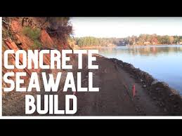 Concrete Seawall Construction