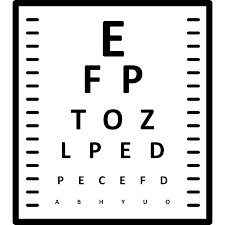 Eye Chart Vector Svg Icon Svg Repo Free Svg Icons