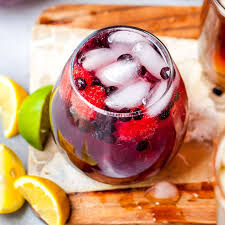 berry bubbly vodka soda