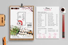 Food Menu Design Web Design Graphic Design