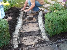 Learn how to lay a budget friendly gravel path here! Building A Stone Walkway How Tos Diy