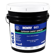 henry 663 outdoor carpet adhesive water