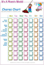 Rule Chart Template House Rules For Kids Chart House