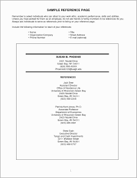 How To List References On Resume Valid Sample Professional Reference