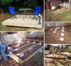 Small round deck with seat. Top 19 Simple And Low Budget Ideas For Building A Floating Deck Amazing Diy Interior Home Design