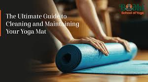 cleaning and maintaining your yoga mat