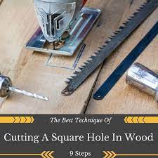Wear safety glasses and a dust mask while. How To Cut A Square Hole In Wood 9 Steps