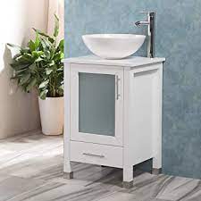 These 20 in bathroom vanities also come in unique colors, shapes and sizes, all while effortlessly maintaining sync with every possible type of. 18 20 24 Bathroom Vanity Cabinet Undermount Resin Sink Faucet White Black Bath Home Garden