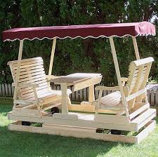 double lawn glider plans 957 rustic