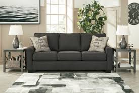 lucina charcoal sofa sleeper by ashley