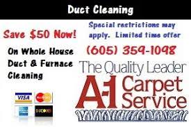 a 1 carpet service duct cleaning sioux