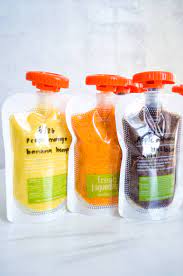 homemade baby food squeeze pouch eat