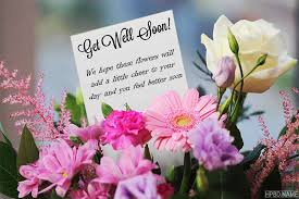 An angel coming out of a rose with a get well message! Create Fresh Flowers Get Well Soon Cards In Minutes