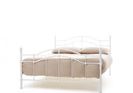 White Gloss Metal Bed Frame