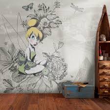 Wall Mural Drawing Of Tinkerbell