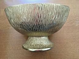 Compote Vase Decorative Metal Urn Bowl