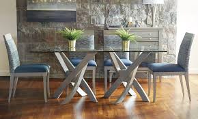 Solid Wood With Glass Top Dining Table