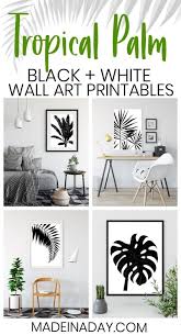 Palm Leaf Wall Art Printables